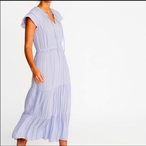 Old Navy Lavender and White Stripe Dress